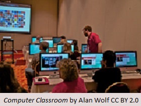 Computers in classroom